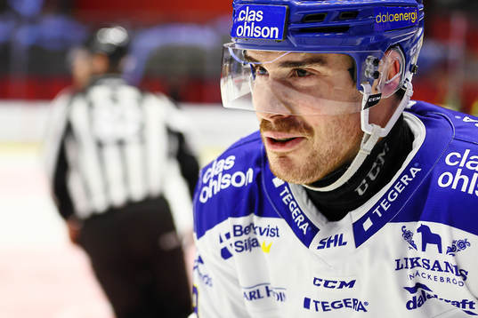 Leksands Matt Caito jublar