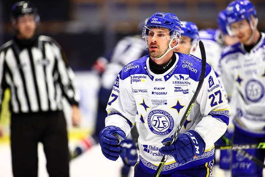 Leksands Marek Hrivik jublar