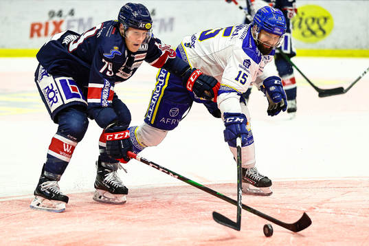 Linköpings Patrik Lundh och Leksands Otto Paajanen