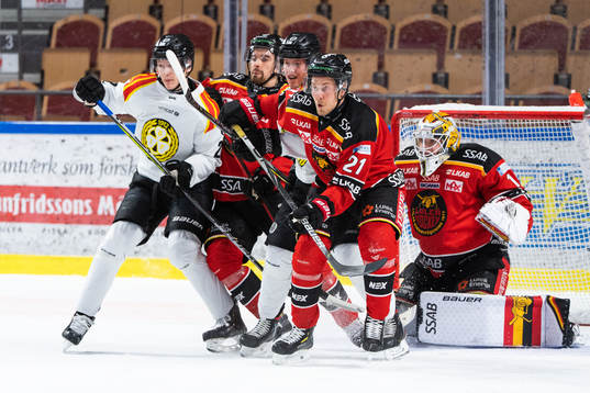 Brynäs Oskar Kvist, Luleås Eddie Larsson, Brynäs Linus