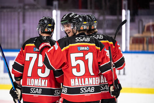 Luleås Oscar Engsund jublar