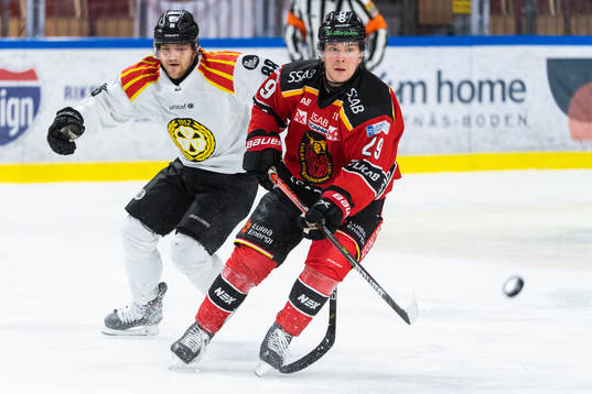 Brynäs Jadeon Descheneau och Luleås Erik Gustafsson