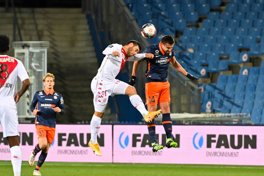 Kevin VOLLAND of Monaco and Damien LE TALLEC of Montpellier