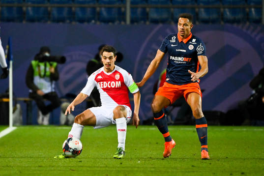 Wissam BEN YEDDER of Monaco and Daniel CONGRE of Montpellier