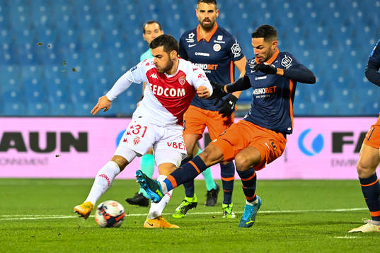 Kevin VOLLAND of Monaco and Pedro MENDES of Montpellier