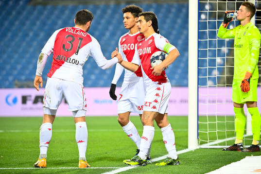 Wissam BEN YEDDER of Monaco and Sofiane DIOP of Monaco and