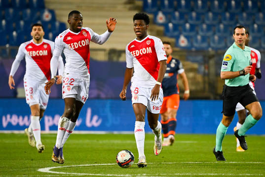 Aurelien TCHOUAMENI of Monaco and Youssouf FOFANA of Monaco