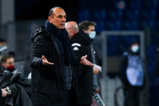 Michel DER ZAKARIAN head coach of Montpellier  looks