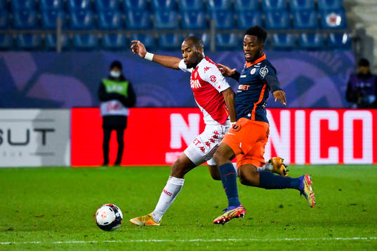 Youssouf FOFANA of Monaco and Sepe Elye WAHI of Montpellier