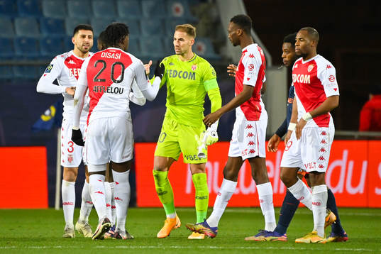 Team of Monaco celebrates the victory