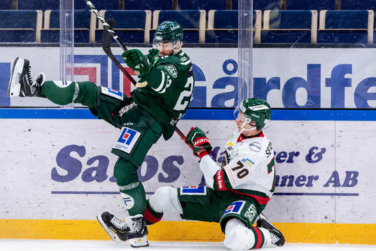 Färjestads Jonathon Blum och Frölundas Christoffer Ehn