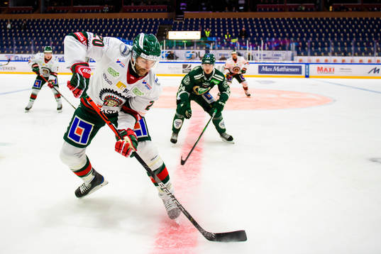 Frölundas Joel Lundqvist och Färjestads Michael Lindqvist