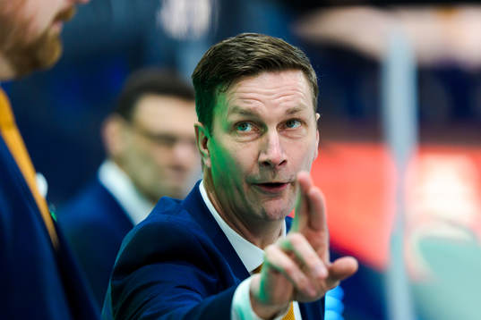 Färjestads huvudtränare Johan Pennerborn
