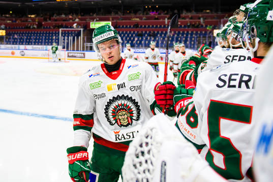 Frölundas Filip Johansson jublar
