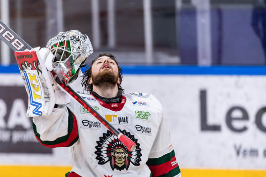 Frölundas målvakt Niklas Rubin