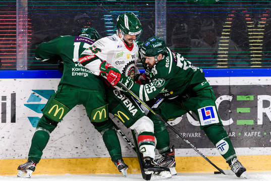 Frölundas Jonathan Sigalet  och Färjestads Martin