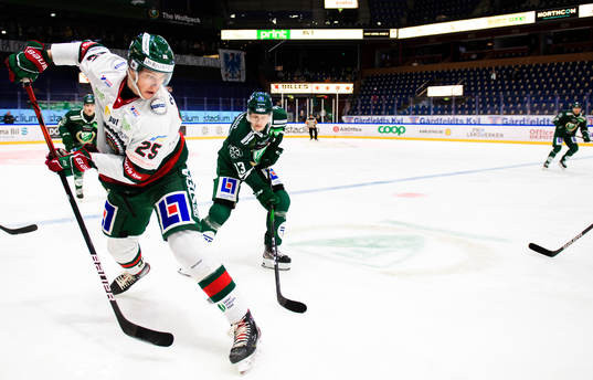 Frölundas Elmer Söderblom och Färjestads Daniel Viksten