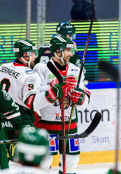 Frölundas Joel Lundqvist jublar