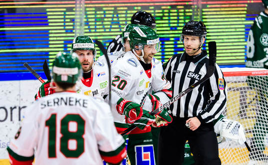 Frölundas Joel Lundqvist jublar