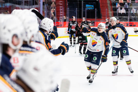 Djurgårdens Rhett Rakhshani jublar