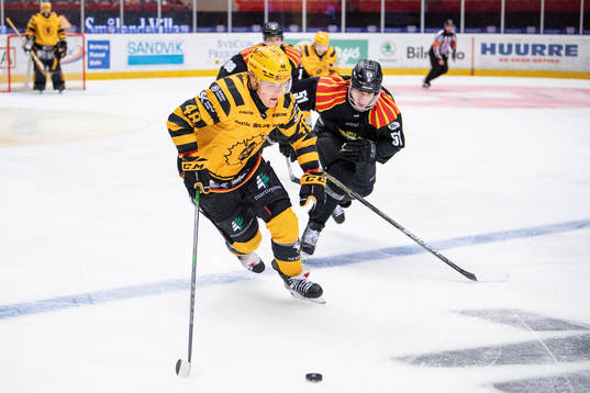 Skellefteås Jonatan Berggren och Brynäs Tomi Sallinen