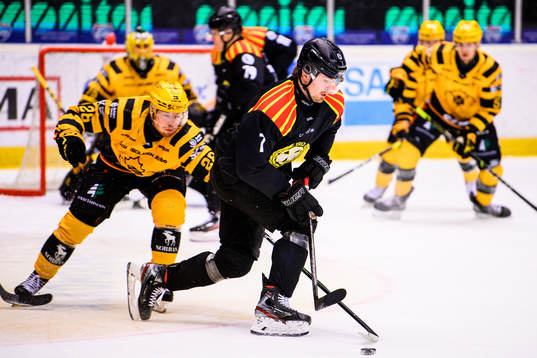 Skellefteås Jesper Frödén och Brynäs Marcus Björk