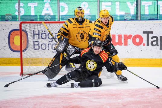 Brynäs Adam Pettersson och Skellefteås Philip Broberg
