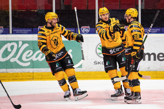 Skellefteås Jesper Frödén jublar