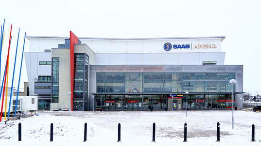 SAAB Arena före ishockeymatchen i SHL mellan Linköping