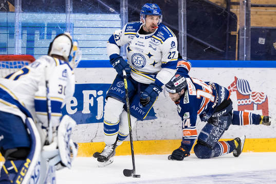 Leksands Marek Hrivik och Växjös Emil Pettersson