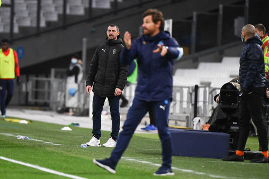 Andre VILLAS BOAS coach of Marseille and Jerome ARPINON