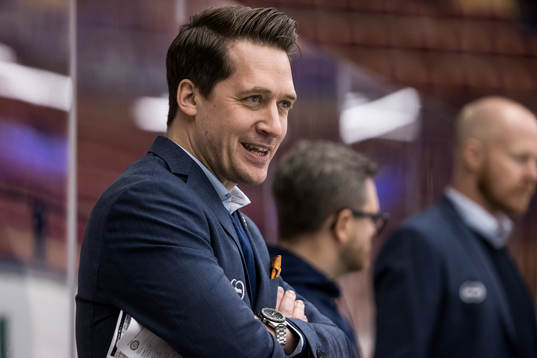 Växjös tränare Sam Hallam