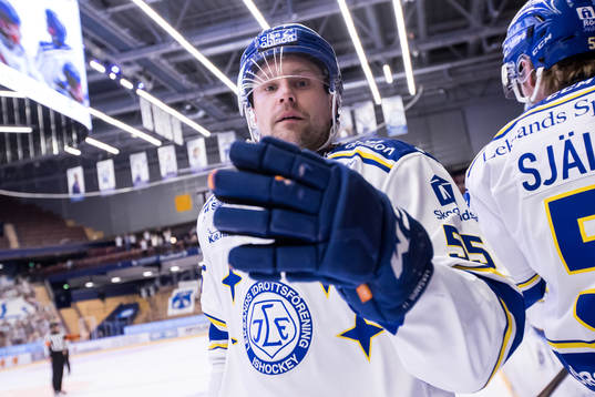 Leksands Jonas Ahnelöv jubel