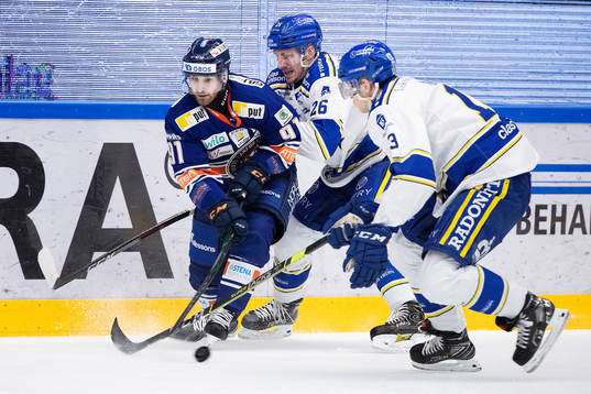 Växjös Andrew Calof mot Leksands Patrik Norén och August