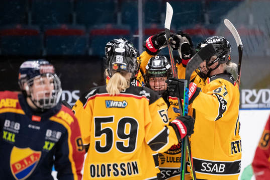 Luleås Nicoline Söndergaard Jensen och Linn Peterson