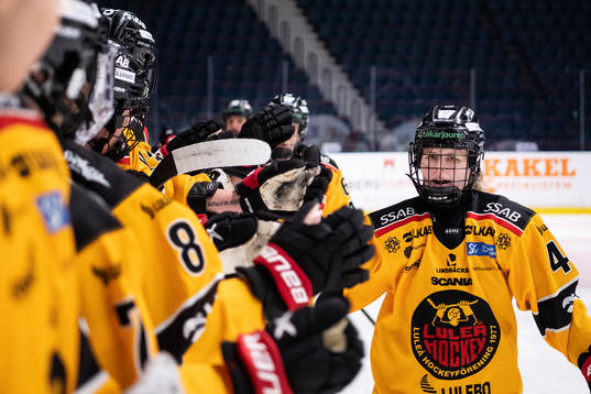 Luleås Nicoline Söndergaard Jensen jublar