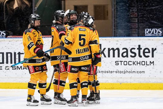 Luleås spelare jublar