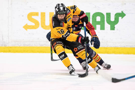 Luleås Michela Cava och Djurgårdens Julia Johansson