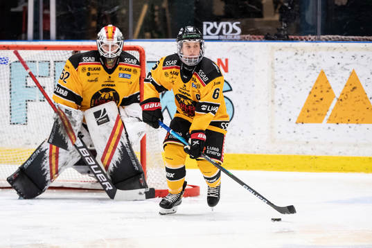 Luleås målvakt Sara Grahn och Jenni Hiirikoski
