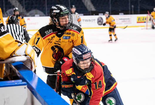 Luleås Josefine Hoegh Persson och Djurgårdens Alexis