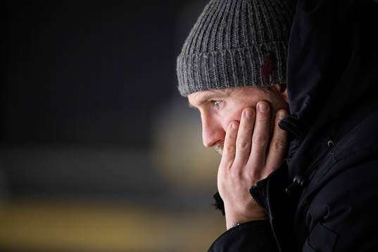 Niklas Kronwall på läktaren