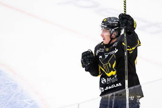 Västerås Alexander Lunsjö jublar