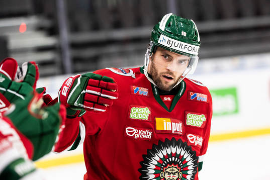 Frölundas Stefan Elliot jublar
