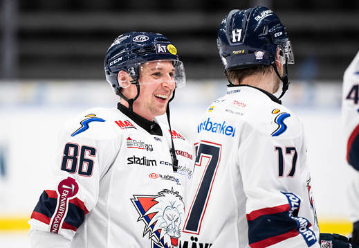 Linköpings Tyler Morley jublar