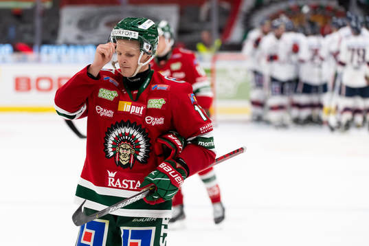 Frölundas Max Friberg deppar
