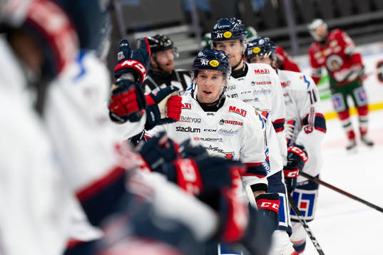 Linköpings Tyler Morley jublar