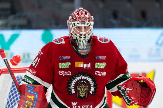 Frölundas målvakt Niklas Rubin