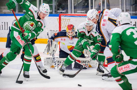 Rögles Adam Edström och Brady Ferguson oroar mot