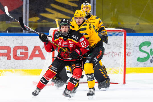Luleås Fabian Lysell  och Skellefteås Philip Broberg