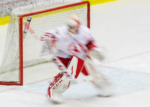 Trojas målvakt Anton Hjalmarsson